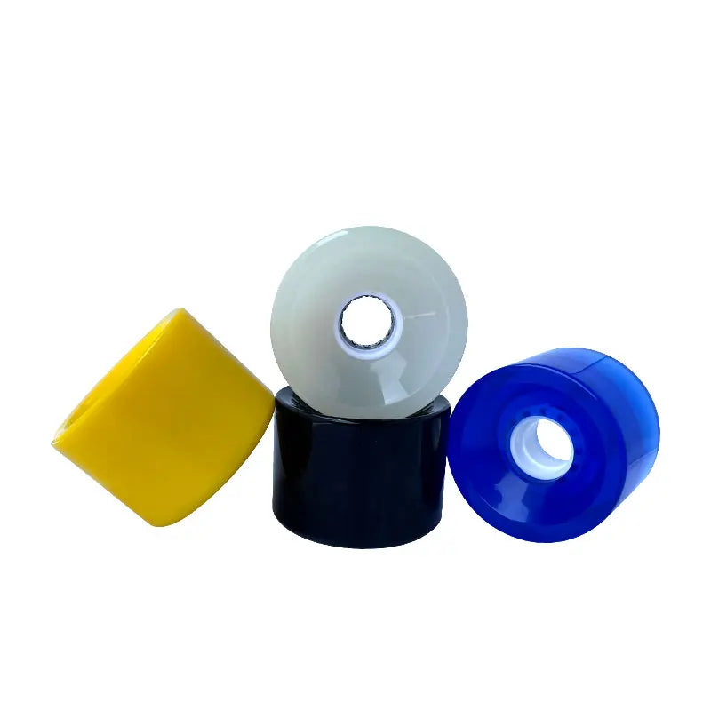 Discount 65 70 mm Wholesale Skate Longboard Wheels with 80% 90% Rebound 78A 80A for Custom Long Board Skateboard Wheel on Sale