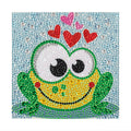 Hot Sale DIY Cartoon Diamond Painting Full Diamond Embroidery for Kids' Room Decoration Love Frog Theme for Art Enthusiasts Home