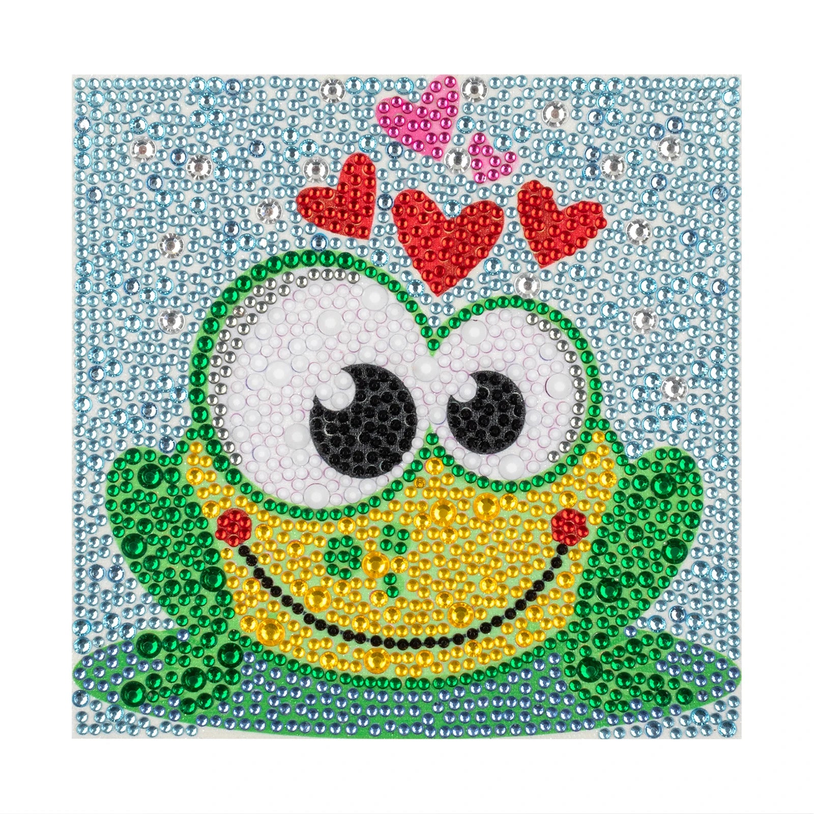 Hot Sale DIY Cartoon Diamond Painting Full Diamond Embroidery for Kids' Room Decoration Love Frog Theme for Art Enthusiasts Home