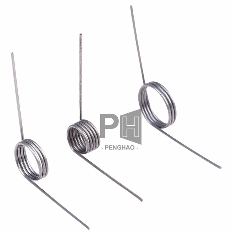 Wire Diameter 0.6mm V Type Torsion Spring Angle 60 90 120 180 Degrees Angle Spring Clip 3/6/9 Laps Small Helical Torsion Spring