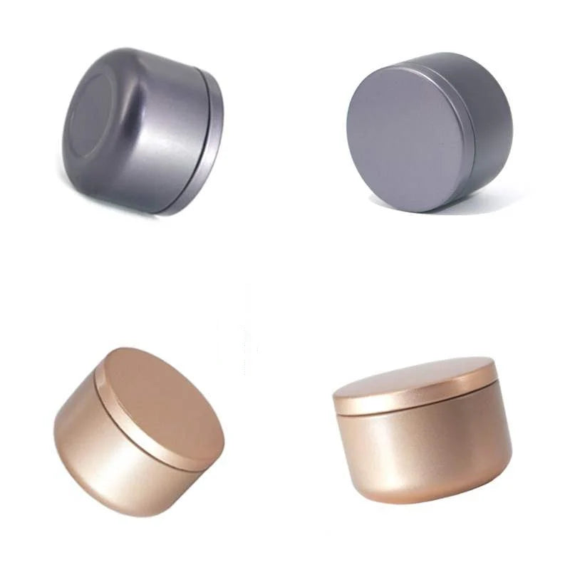 Custom Printed Food Grade Eco Friendly Luxury Airtight Tea Tin Box Metal Empty Caddy Tea Candle Tin Canister with Lid