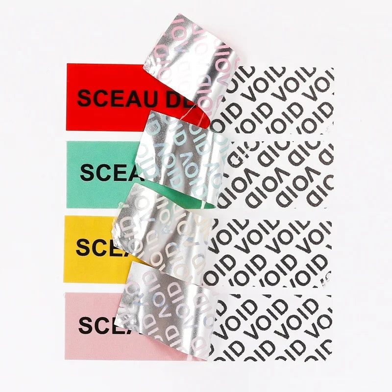 Custom Printing Sealing Security Void Label Warranty Void if Broken Stickers