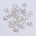 17-21mm Natural White Big Keshi Freshwater Pearls Loose Pearls for Jewelry Making