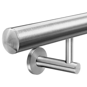 Condibe Exterior Post Mount Adjustable Stainless Steel Handrail Railing Bracket
