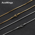 SC032 Wholesale 2mm Stainless Steel Chain Necklace Hip Hop Jewelry for Male and Female