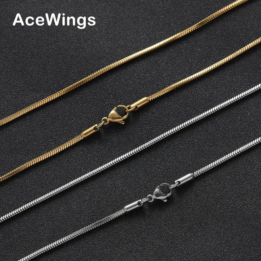 SC032 Wholesale 2mm Stainless Steel Chain Necklace Hip Hop Jewelry for Male and Female