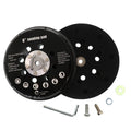 6Inch 17 Holes Black Hook and Loop Sander Backup Plate Replacement Vacuum Sanding Disc Backing Pad for Abrasive Tools Polishing