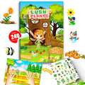 Children's Cartoon Scene Sticker Book Saddle Stitching Early Childhood Education Focuses Cognitive Development Farm Vegetables