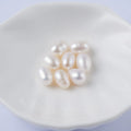 Wholesale 7mm Drop Natural Rice Cultured Freshwater Pearls 3A 4A 5A Grade Loose Beads