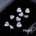 Messi Gems Melee Size DEF VS Heart Cut 3x3-5x5mm Lab Grown Diamond