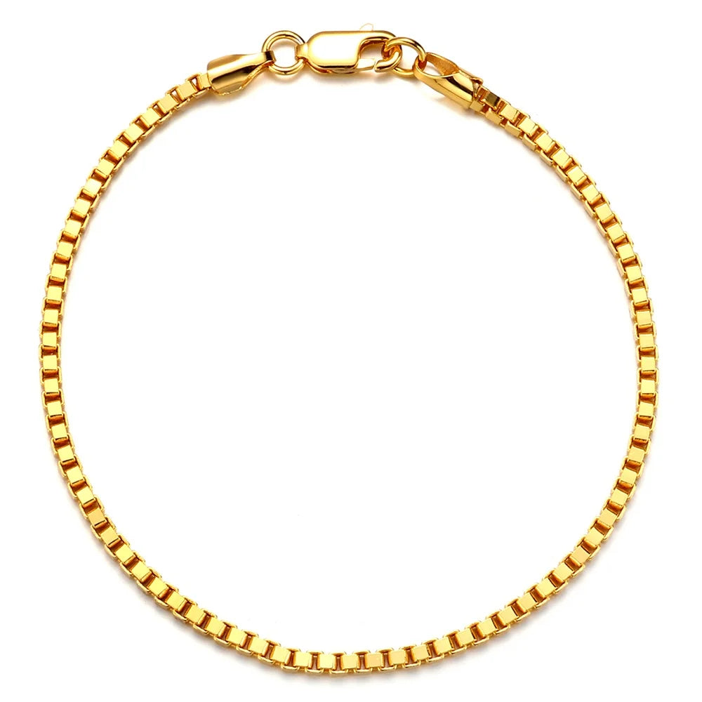 2023 Hot Sale New Design Fashion Jewelry 925 Silver Handmade 18k Gold Plated  Bracelet Hip-Hop Bracelet for Men