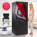 Hot Carbon Fiber Infrared Sauna Heater Panel Dry Steam Sauna Tent Single Portable Dry Sauna Box