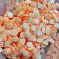 1000g DIY Craft Slime Polymer Sprinkles Fruit Slices Orange Citrus Polymer Clay Sprinkles