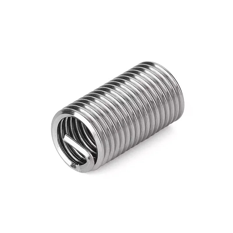 Free-Running Metric Stainless Steel Polished Finish Wire Thread Insert for Strong Threads in Soft Materials M14*1-M14*2D