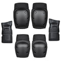 6Pcs Adult Child Skating Protective Gear Breathable Elbow Knee Pads Wrist Guard Skiing Cycling Skateboard Anti-slip Protector