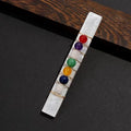 Jiusi Healing Crystals Meditation Stones Beads Wire Wrapped Selenite Stick Reik Chakra Crystal Wand Yoga Meditation Mother's Day