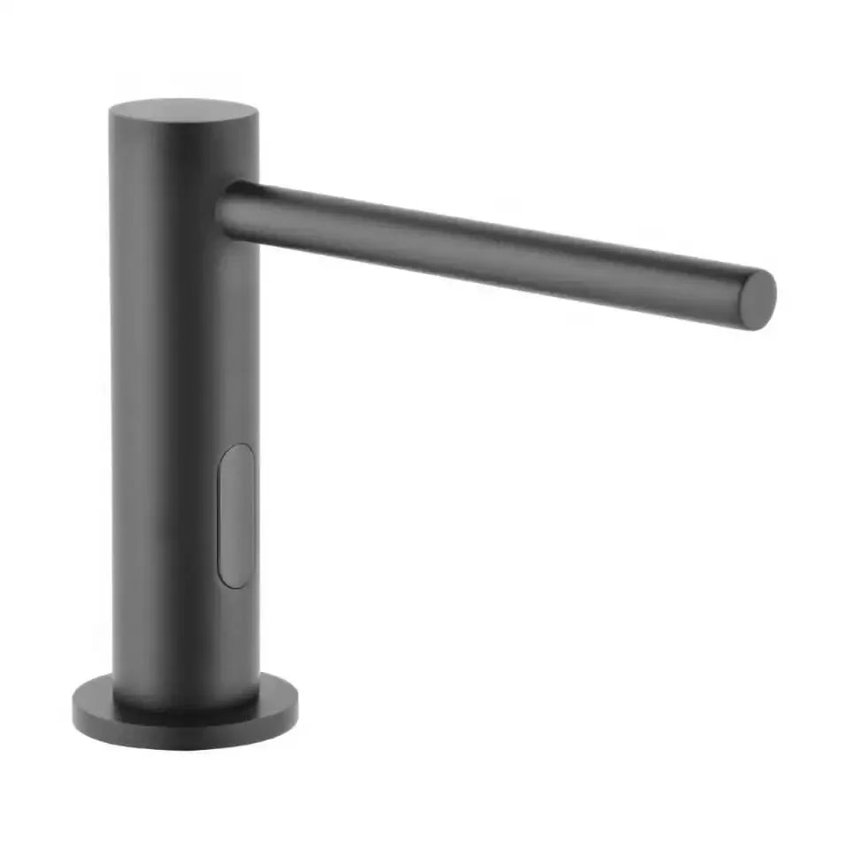 High Quality Black Automatic Foam Soap Dispenser Modern Deck Mounted Metal Faucet for Hotels