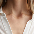 EManco Fine Chain Necklace Stainless Steel Plain Shine Necklace Chain for Women Collare Choker Fashion Jewelry