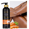Custom Private Label Organic Carrot Oil Collagen Body Lotion Remove Spots Moisturizing Whitening Body Lotion for Black Skin