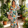Plus Size Women Dress Africa Clothing Casual Print Dresses