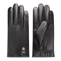 Wholesale Comfortable Fleece Lining Touch Screen Winter Driving Men Leather Gloves