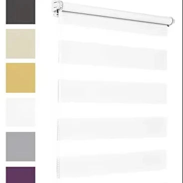ZSTARR Hot Sell in Germany Outdoor Blackout Fabric Transitional Shades Roller Blinds Shutters Curtain zebra Blinds for Window
