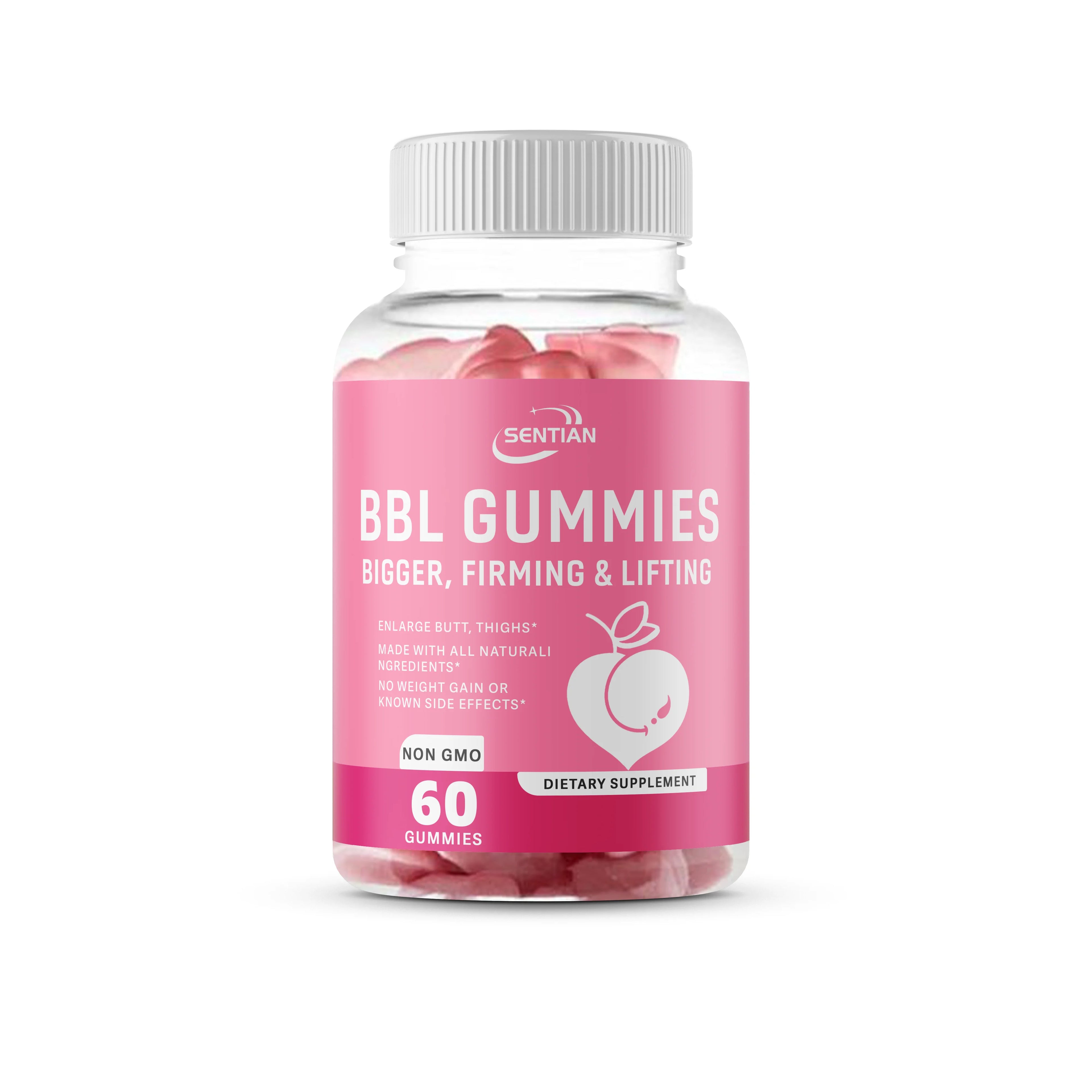 Factory Hot Sale BBL Gummies Supplement Herbal Hip Enhancing Butt Gummies Enlargement Gummy Big Ass for Women