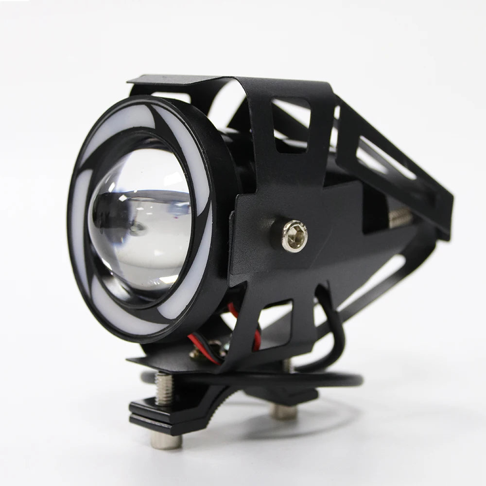Led Aluminum Waterproof Head Lamp Angel Eye Flashing U7 Led Electric Scooter Headlight