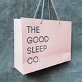 Hot Sale Black Luxury Recycled Materials Paper Bag Thick Eco-Friendly Cardboard Cotton Rope Handle Silk Screen Printed Your Logo