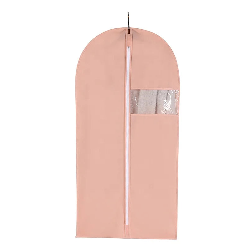 Wholesale ECO-friendly Dustproof Clothes Dust Bags Foldable Custom logo Wedding Dress Non Woven Garment Suit Cover Bag