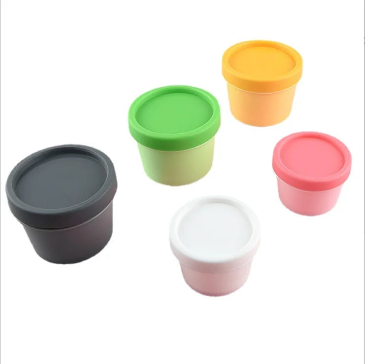 Low MOQ 50g-250g PP Plastic Luxury Matt Pink Green Cosmetic Jars for Skin Care Cream Lotion Lip & Body Butter (Lipstick Mascara)