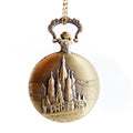 Commemorate the Retro Classic Design Style Golden Pocket Watch Nostalgic Clamshell Men and Women Necklace Pocket Watch Factory