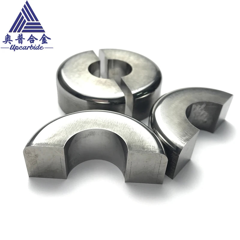 ZhuZhou Custom Dia50mm YG11 Tungsten Carbide Punch Die Divided Carbide Non-standard Mold 91% WC 2420MPa