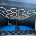 Easy-To-Install Honeycomb Car Detailing Ceiling Light Garage Lamp Hexagon Led Light