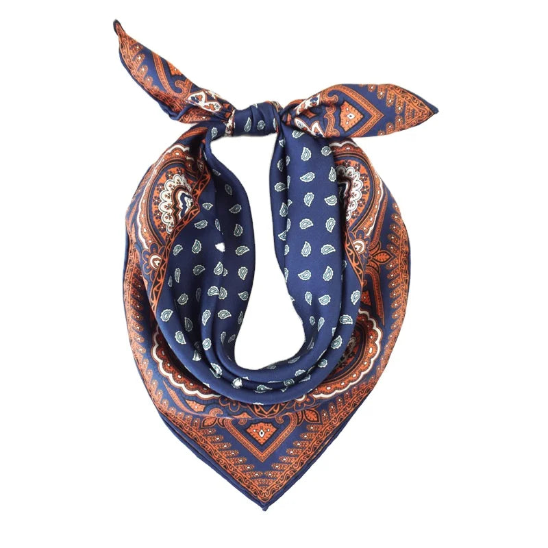 Silk Scarf Custom Printing Twill Designer Scarf Styles Silk Twill Scarf for Men