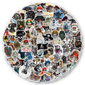 100Pcs Pirate Theme Logo Graffiti Stickers for Laptop Helmet Phone Waterproof Cool Skull Sticker