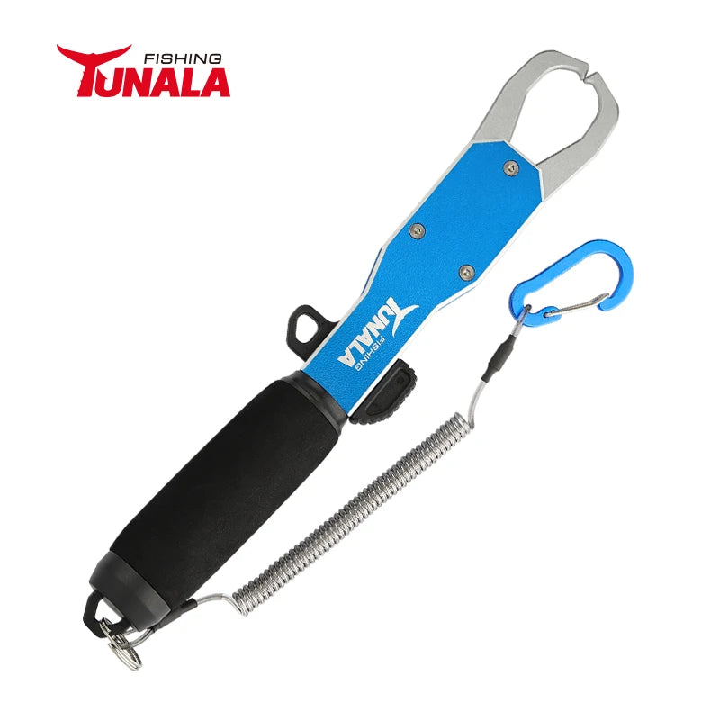 Professional Outdoor Fishing Gear Camping Aluminium Stainless Steel Fish Gripper Tool Fish Holder