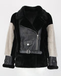 OFTBUY 2023 New Faux Mink Double Sided Warm Short Artificial Mink Fur Coat for Women Artificial Leather and Fur Jacket for Women