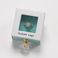 Custom Logo Luxury Packaging Box for Square Drawers Handle Ring Bracelet Jewelry Quality Square Jewelry Box Handle Ring Bracelet