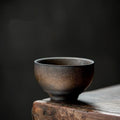 MSH Classic Japanese 45ml Gilded Ceramic Kung Fu Tea Tasting Cup for Ramadan Gift