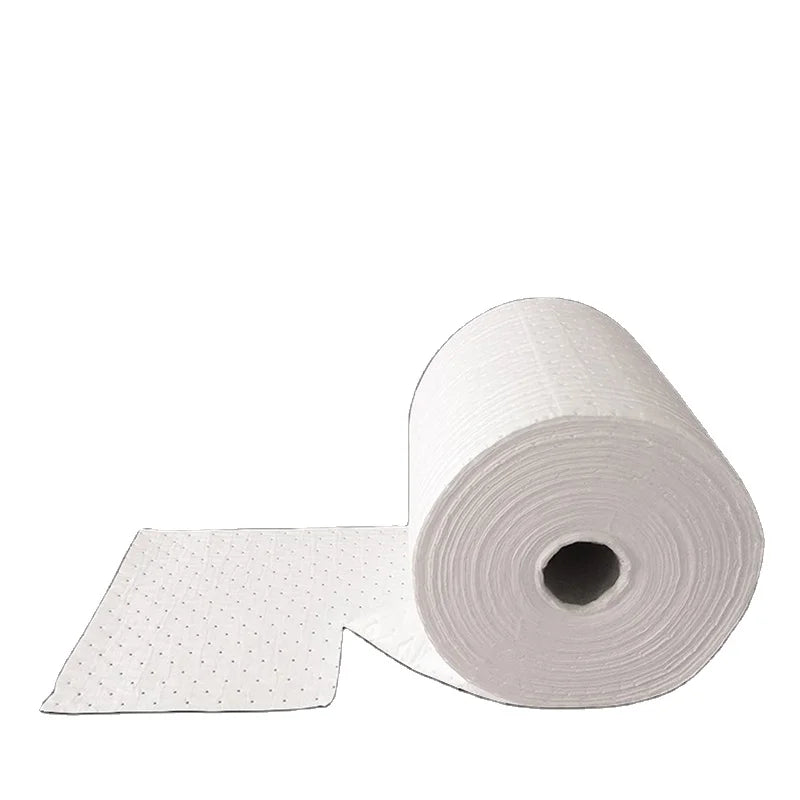 Oilspillpro OOA-R400 Heavyweight 5mm Oil-Absorbing Roll Environmental Product for Oil Spill Equipment Oil-Only Absorbent Pad