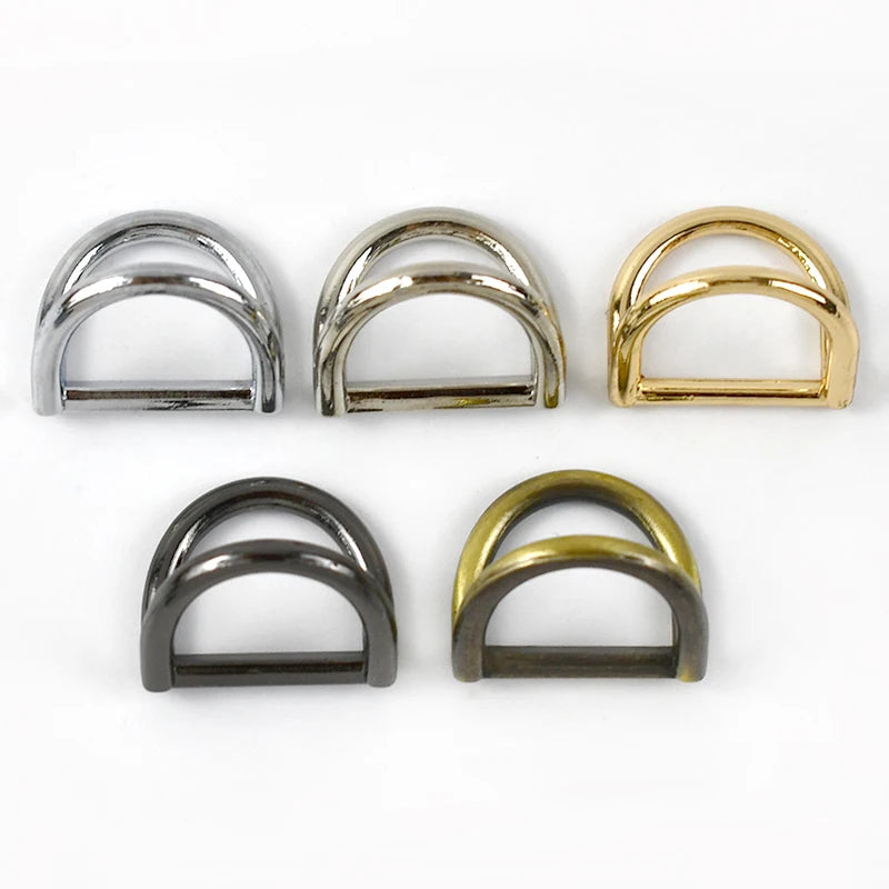 Deepeel BF002 17*19mm Alloy Metal O D Ring Buckles Plate Hardware Accessories Backpack Strap Adjuster Clasp Webbing Belt Bag