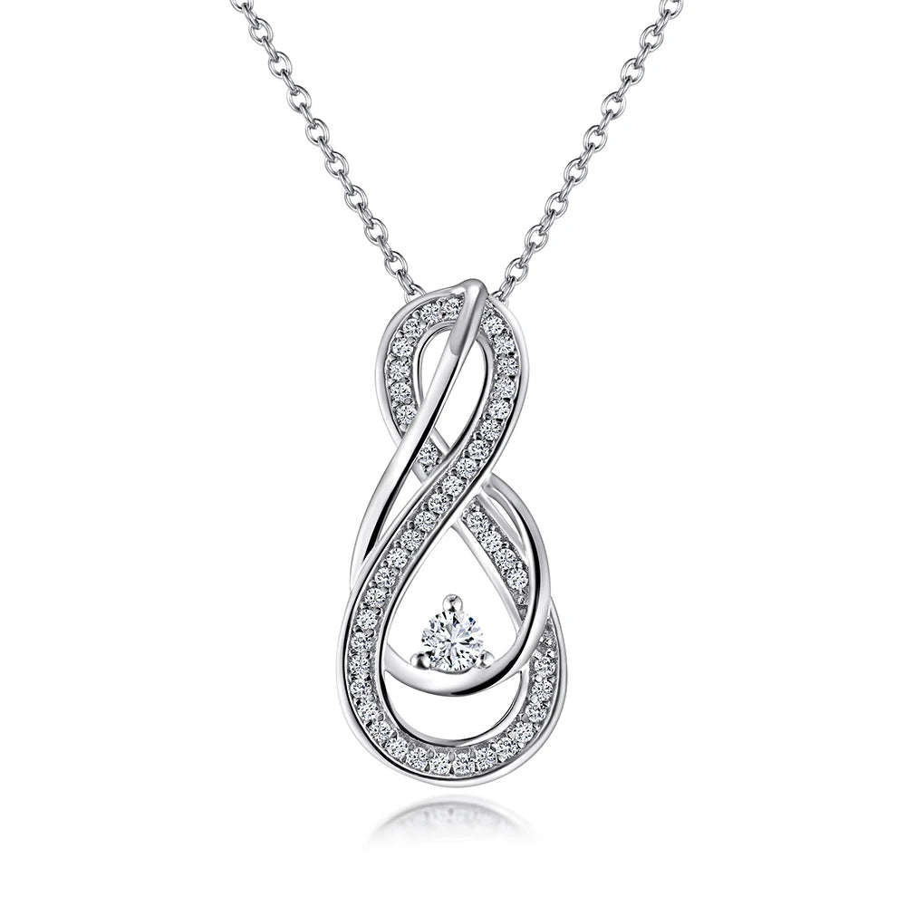 Fashion 925 Sterling Silver Chain Custom Necklace Jewelry for Women