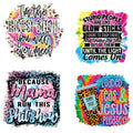 Summer Holiday Designs Custom Screen Transfers Iron on Decals Transfer Sticker Pattern Logo Plastisol Heat Transfers for T Shirt