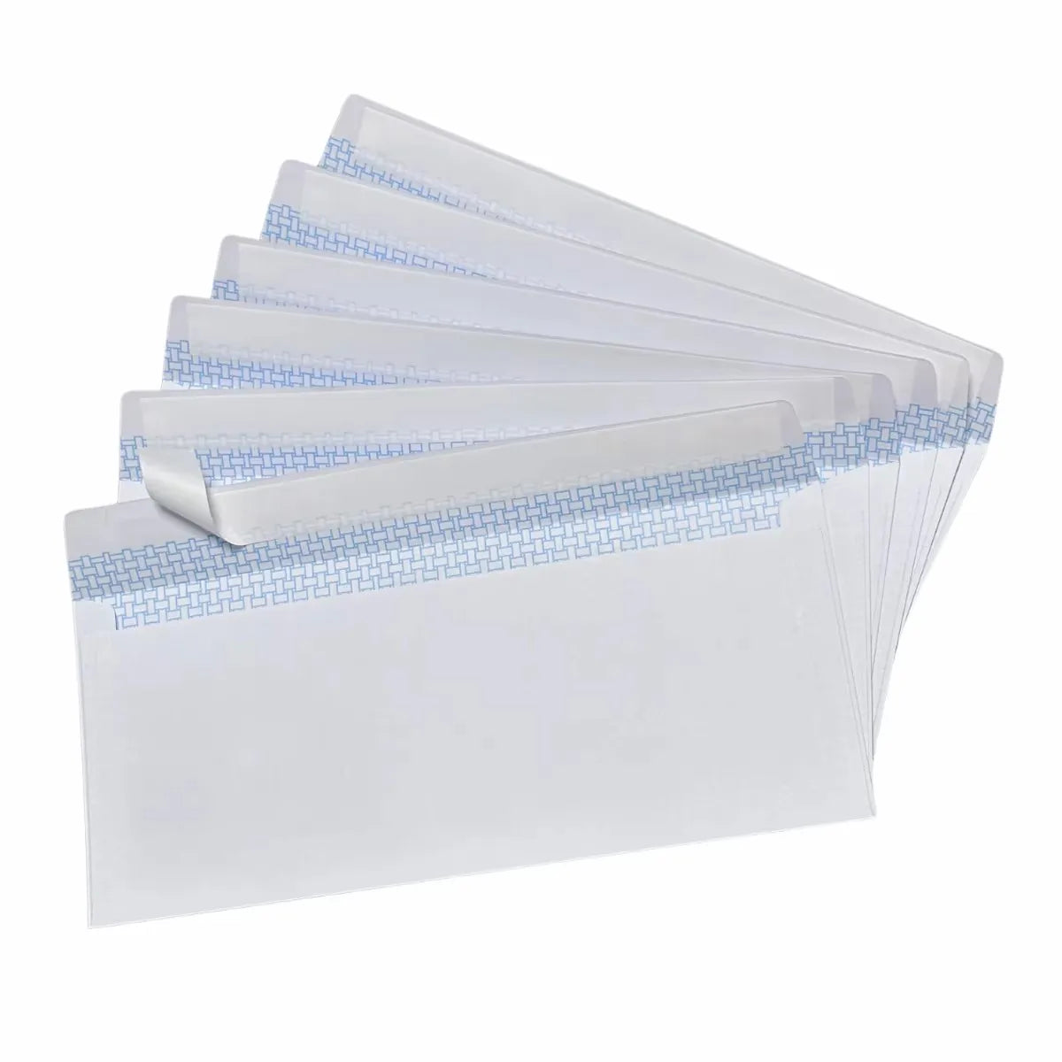 Hot Sales #10 Security Self-seal Mailing Envelopes With Windowless White Envelop Business Letter Envelope Custom