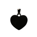 Factory Customization Personalized Mirror Polished Stainless Steel Hollow Pet Blank Label Heart Pendant Jewelry Wholesale
