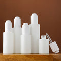Painting New Color Lotion Serum Oil Bottle 20ml 40ml 60ml 100ml Nail Polish Dropper Bottles Jars White Glass Cosmetic Packaging
