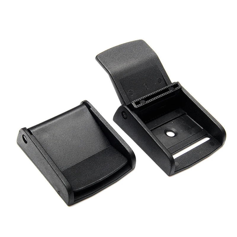 Plastic Buckle10/15/20/25/32/38/50mm Webbing Clip Spring Press Adjustment Buckle Environmental Press Button Belt Bag Clip