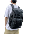 Fashion Student Large-capacity Anti-theft Casual Sports Travel Backpack USB Letter Pattern Linen Lining Waterproof Portable