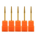 Popular Cone Carbide Nail Drill Bit 3/32" Rotary Burr Cuticle Clean Bits Milling Cutter for Manicure Nail Drill Accessories Tool